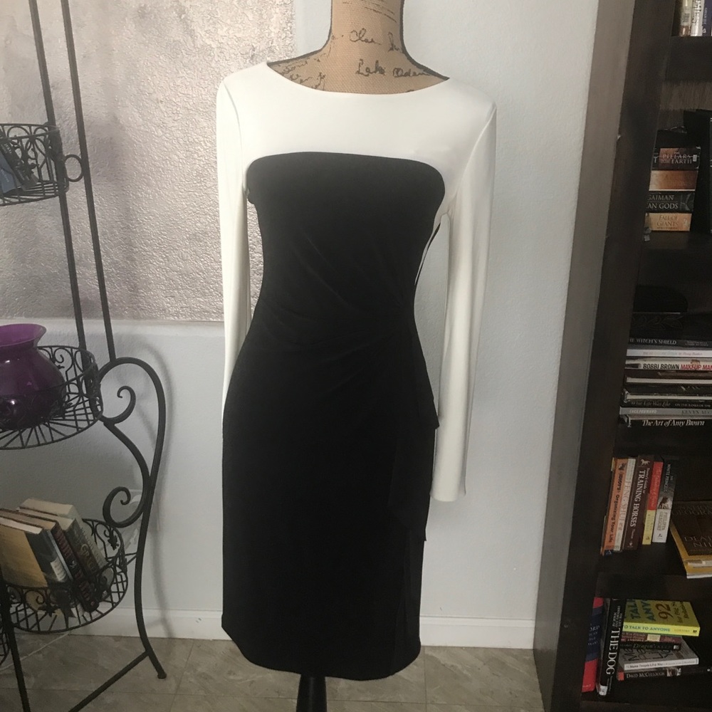 Lauren Ralph Lauren long sleeve jersey dress